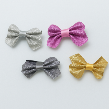 Neon Bow Hair Clips