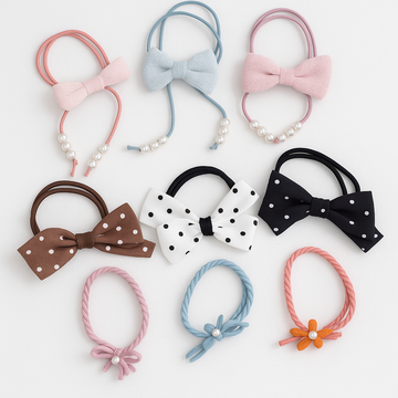 Multi-Coloured Rubber Band Set – Pack of 9