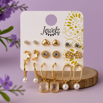 Cutesy Pearl Combo Earrings