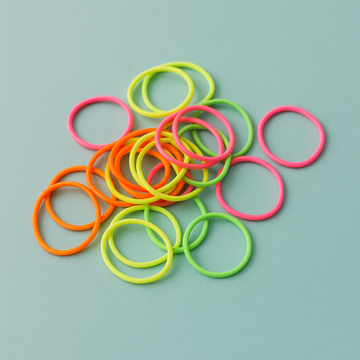 Pack of Multicolor Hair Ties - Ponytail Holder (50 Pcs)