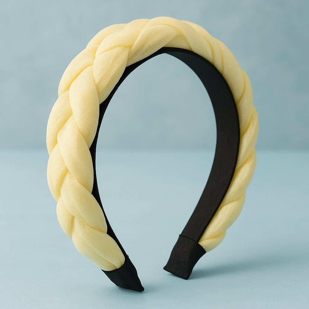 Elegant Chiffon Braid Headband