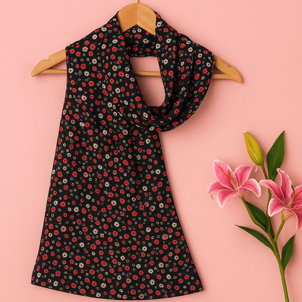 Embellished Viscose Stole for Girls