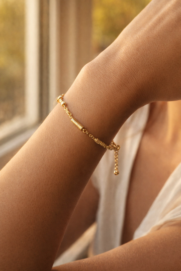 Delicate Gold Chain Bracelet & Anklet