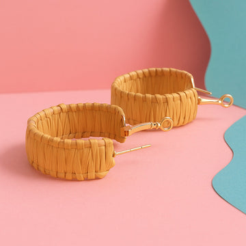 Jewelz Woven Hoop Earrings