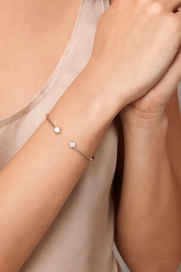 Rose Gold Open Cuff Bracelet