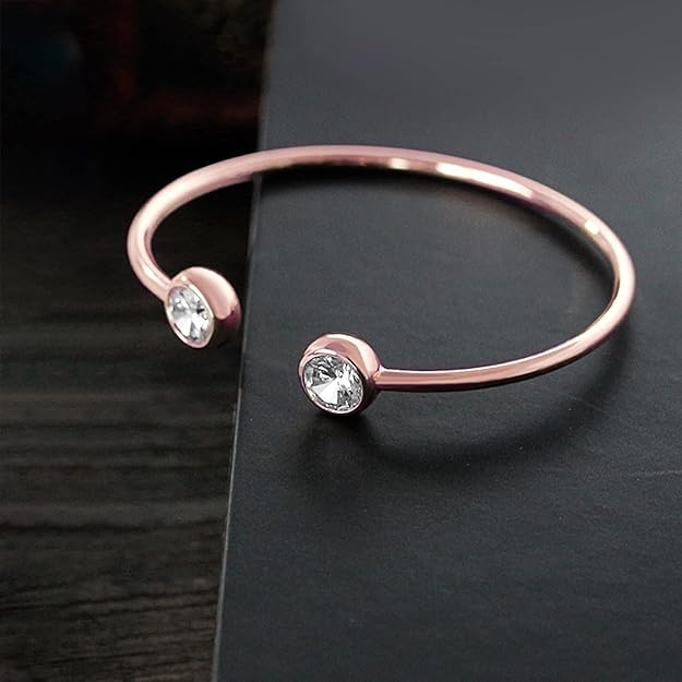 Rose Gold Open Cuff Bracelet