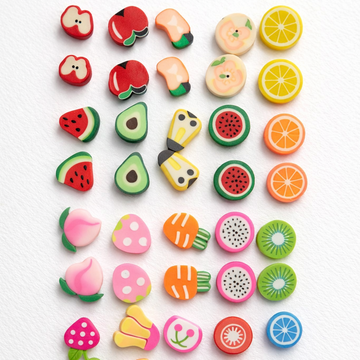 36 Pairs Cute Fruit Stud Earrings Set for Girls