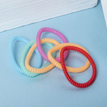 Set of 13 Ponytail Elastic Rubber Bands