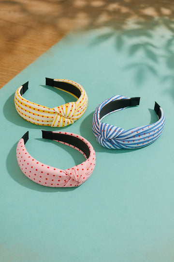 Colorful Knotted Headbands Combo