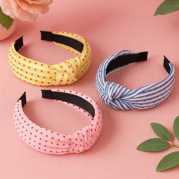 Colorful Knotted Headbands Combo