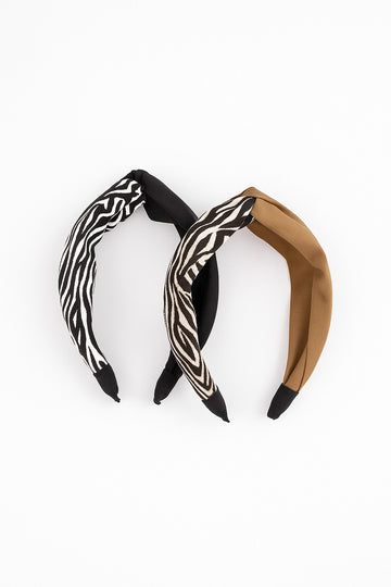Stylish Zebra Pattern Headbands