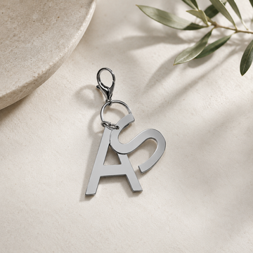 Personalized Name Bag Charm – Custom Word & Initial Charm for Bags