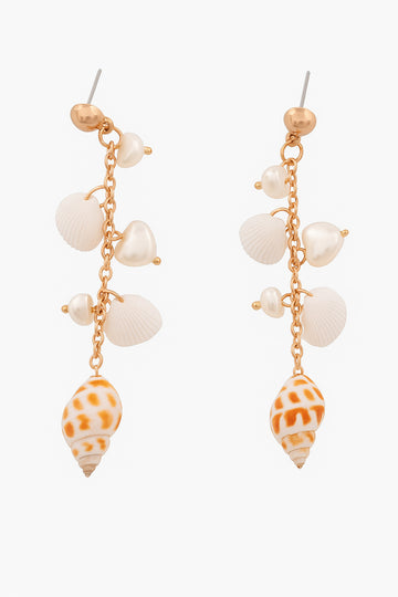 Jewelz Seashell Drop Earrings