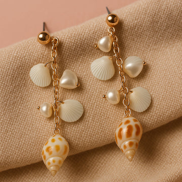 Jewelz Seashell Drop Earrings