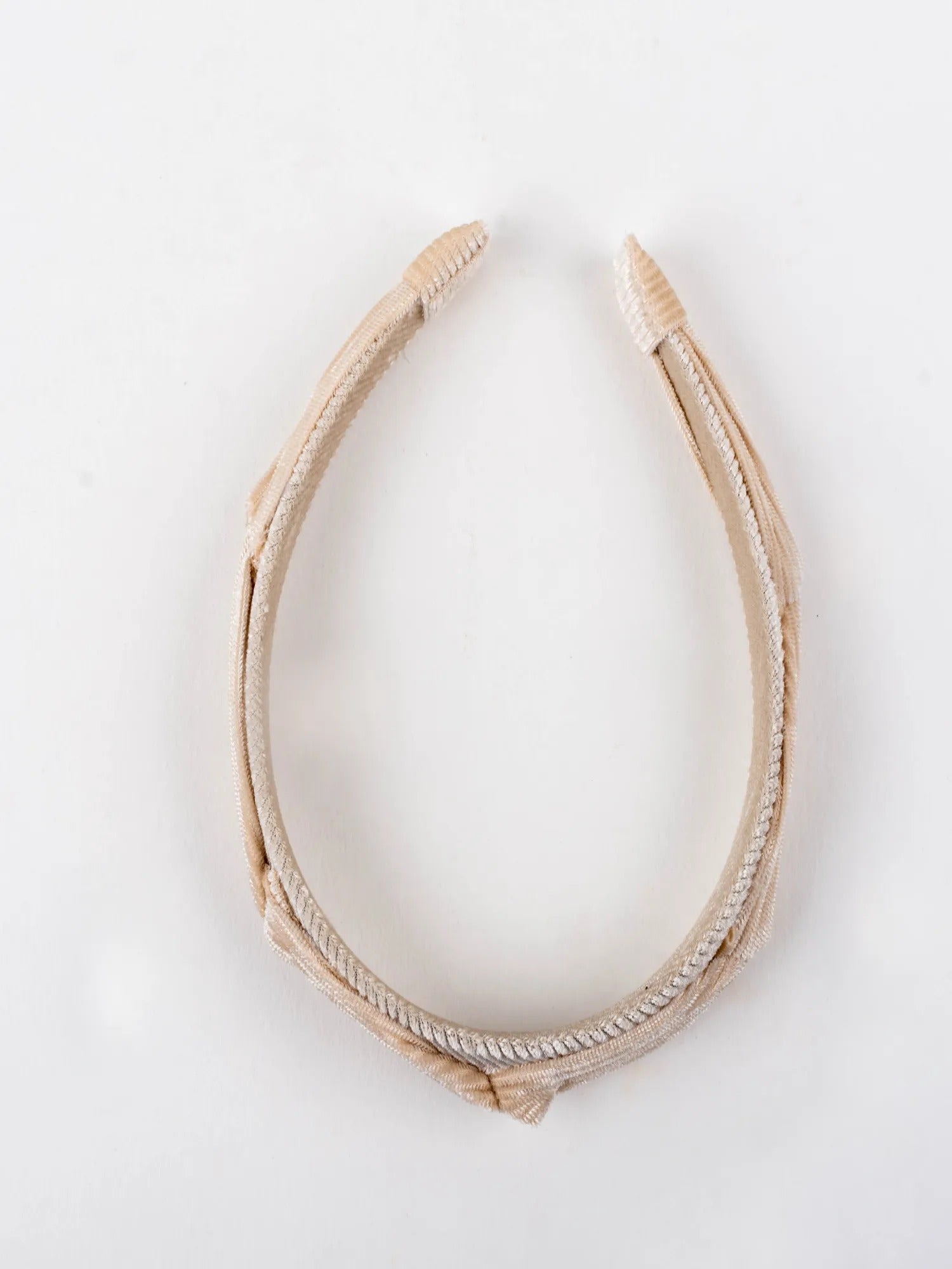 Jewelz Fashionable Top Knot Beige Hair Band For Girls And Women - Jewelz - 