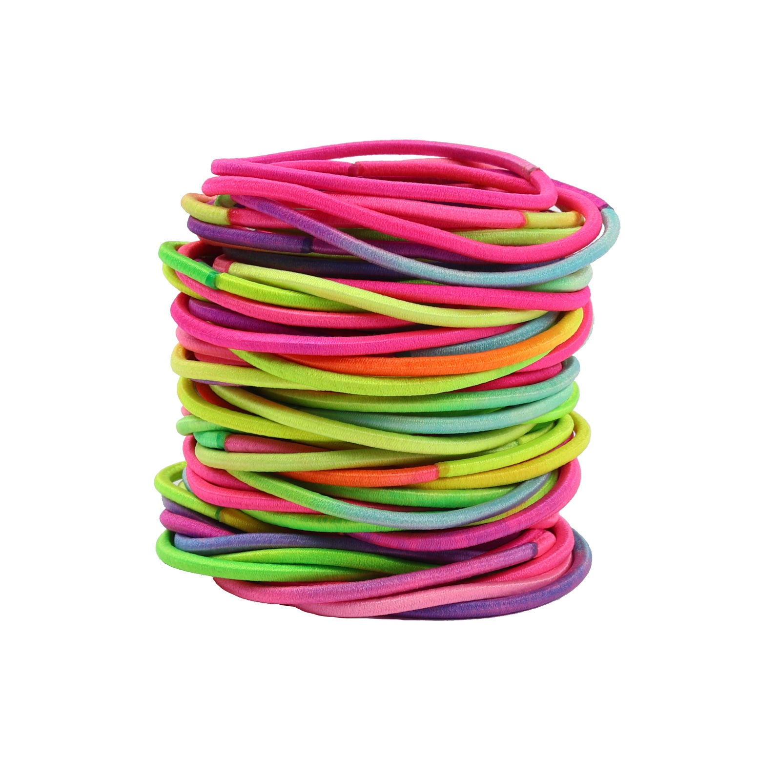 Elastic Cotton Hair Rubber Bands (Pack of 90)