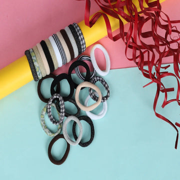Luxury Multi-Color Scrunchies – Hair Rubber Bands