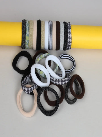 Luxury Multi-Color Scrunchies – Hair Rubber Bands