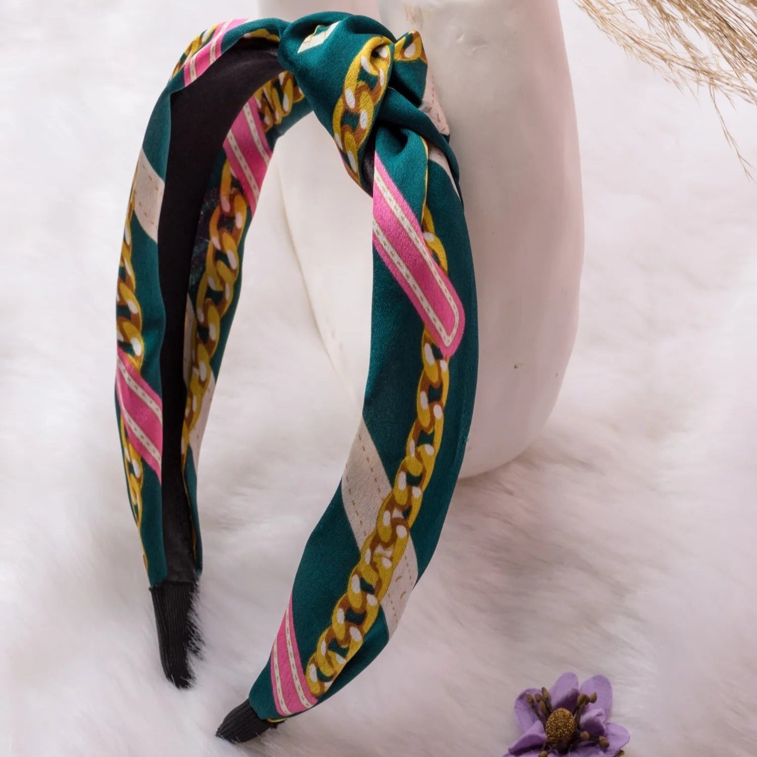 Jewelz Modern Print Top Knot Headbands for Girls & Women - Jewelz - 