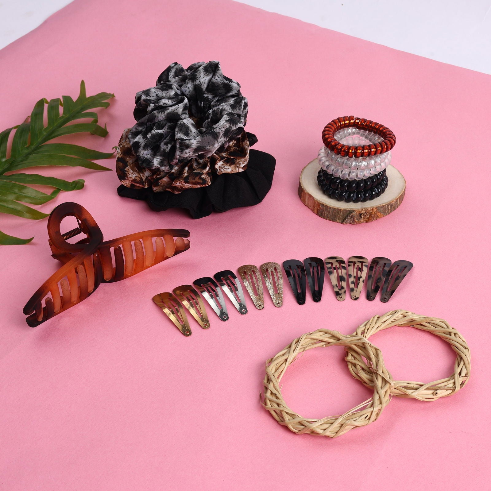 Jewelz Pack of 21 Combo Hair Accessory for Women and Girls Hair Accessory Set  (Multicolor) - Jewelz - 