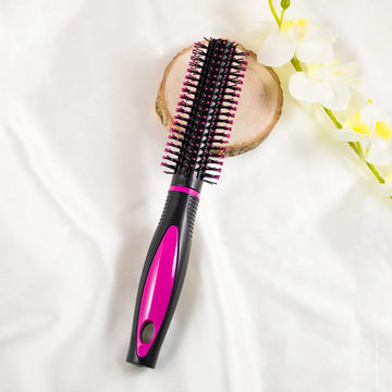 Jewelz Professional Plastic Hair Comb | Scalp-friendly Hair Brush for All Hair with white surface
