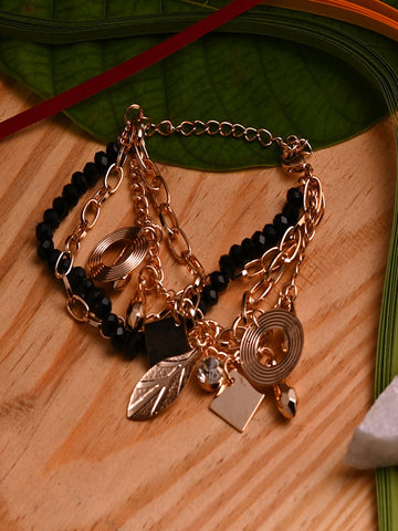 Gold-Plated Charm Bracelet