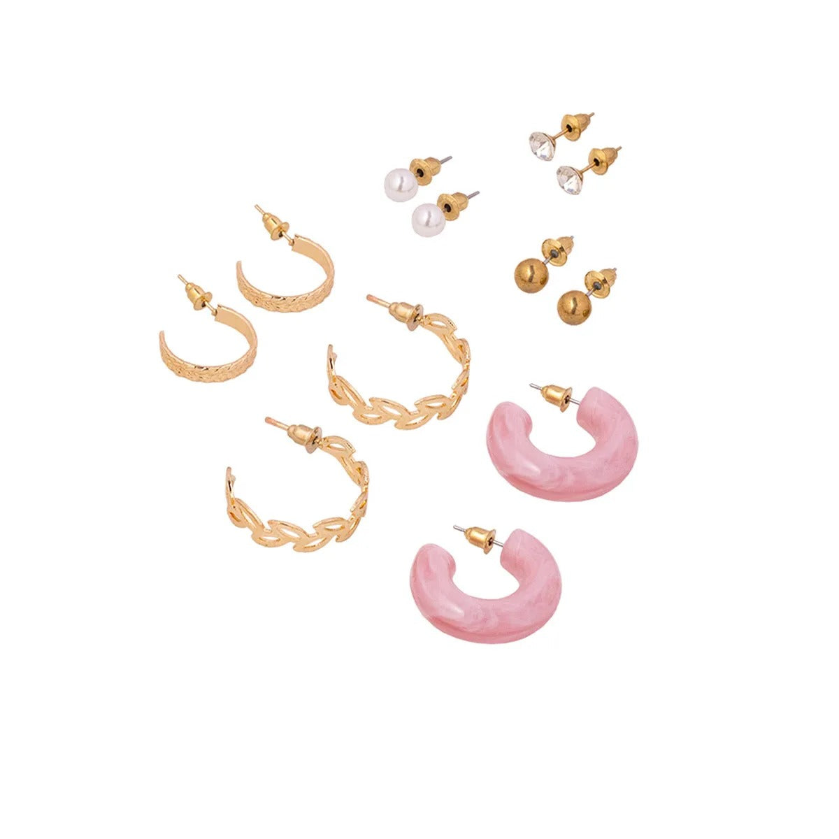 Jewelz premium collection 6 pairs combo earrings for girls and women - Jewelz - 