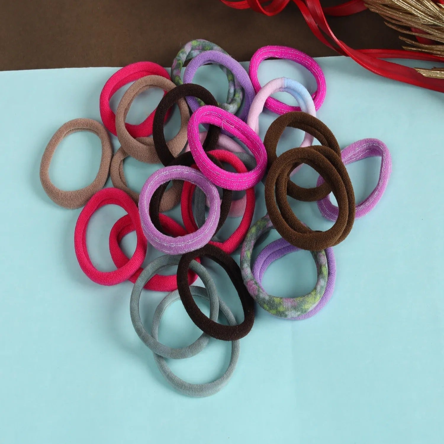 Jewelz’s Skinny Scrunchies for Girls | Anti Hair-Breakage Hair Band for Women - Jewelz - 