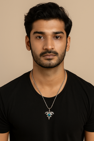 Trendy Silver Dolphin Pendant Necklace