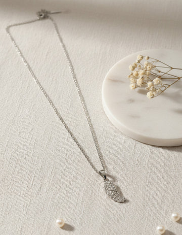 Minimalist Angel Wing Pendant