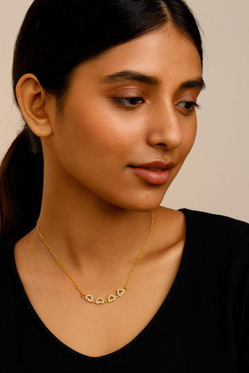 Jewelz Classic Four-Leaf Clover Charm Necklace