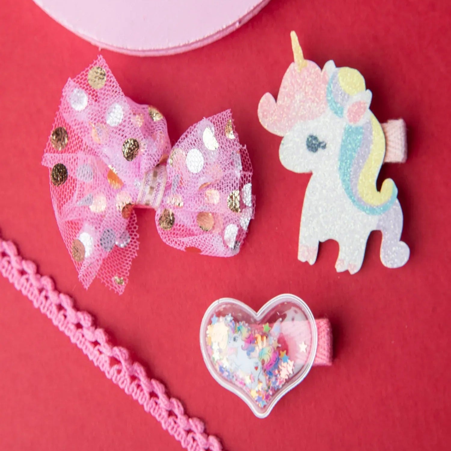 New Trendy Glitter Hair Clips for Girls & Women
