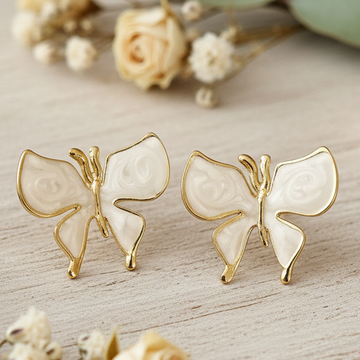 Butterfly Stud Earrings for Women & Girls