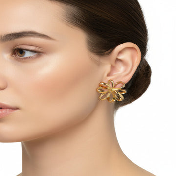 Elegant Designer Flower Earrings for Women