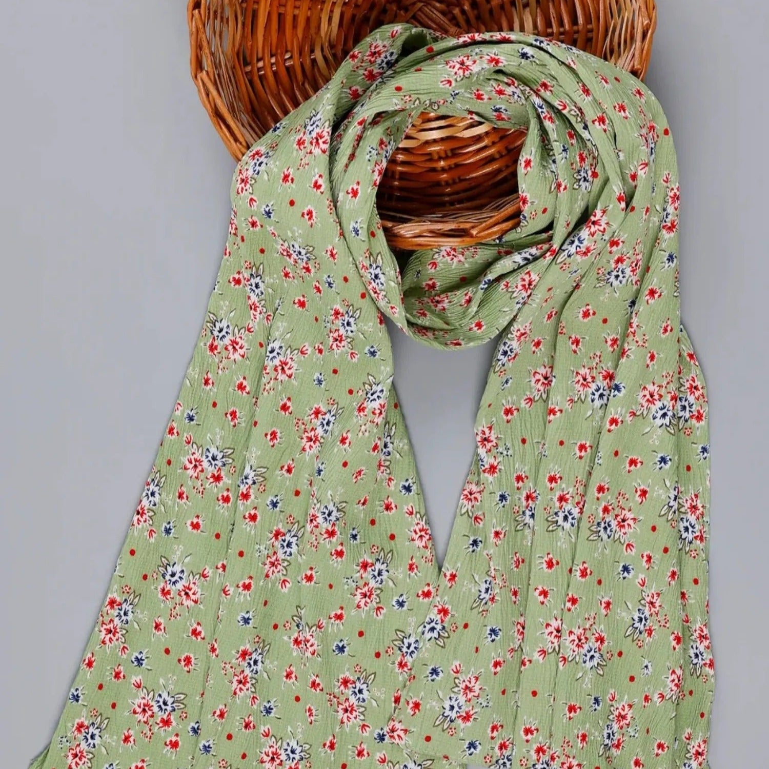 Jewelz Floral Print Viscose Girls Stole