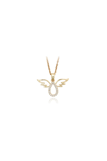Angel Wing Pendant Necklace