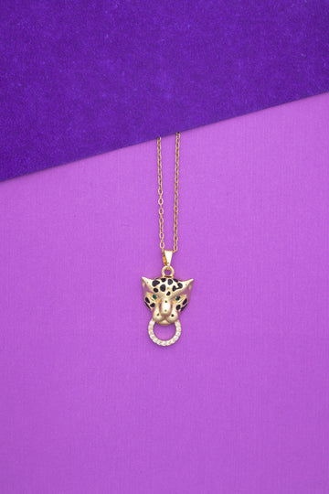Wild Cat Pendant Necklace
